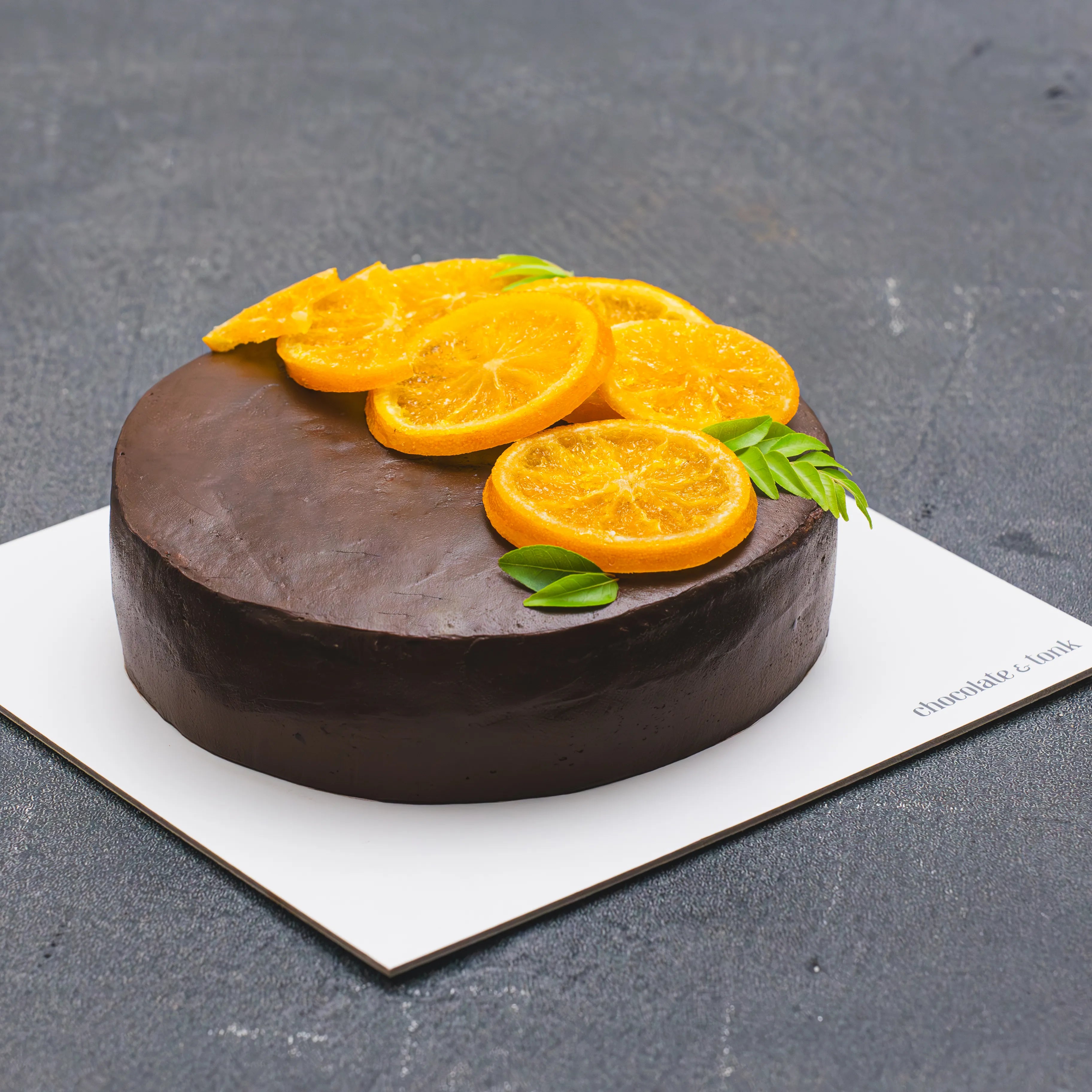Moist espresso orange chocolate cake with a delightful citrus twist