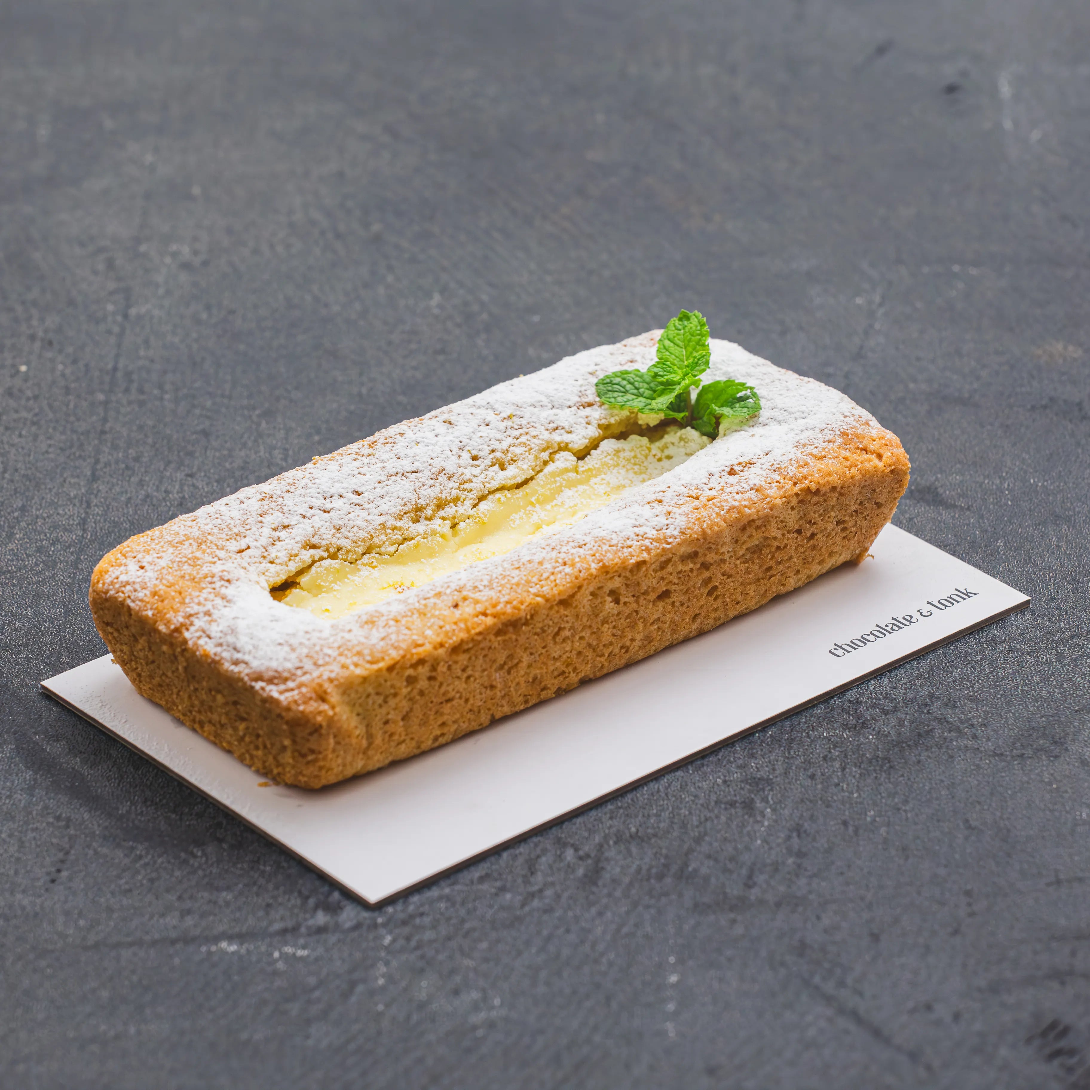 Zesty lemon loaf with a lemon cream cheese filling